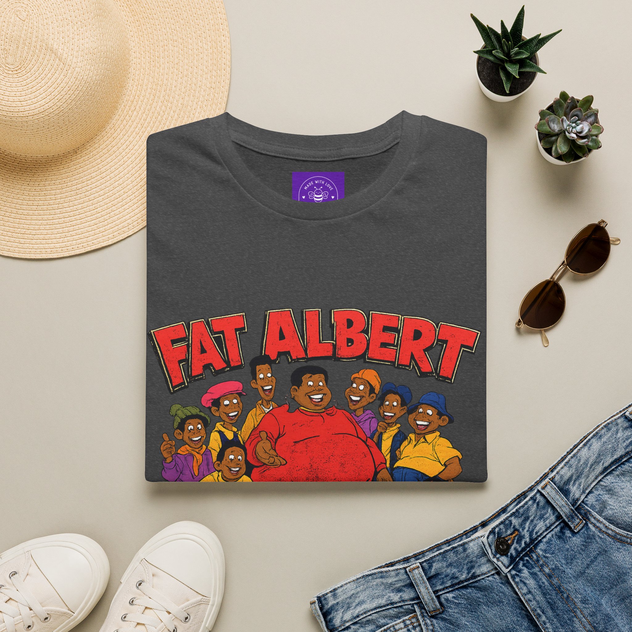 Best Fat Albert Vintage Cartoon T-Shirt | Retro Gen X Graphic Tee 70s/80s - Image 17