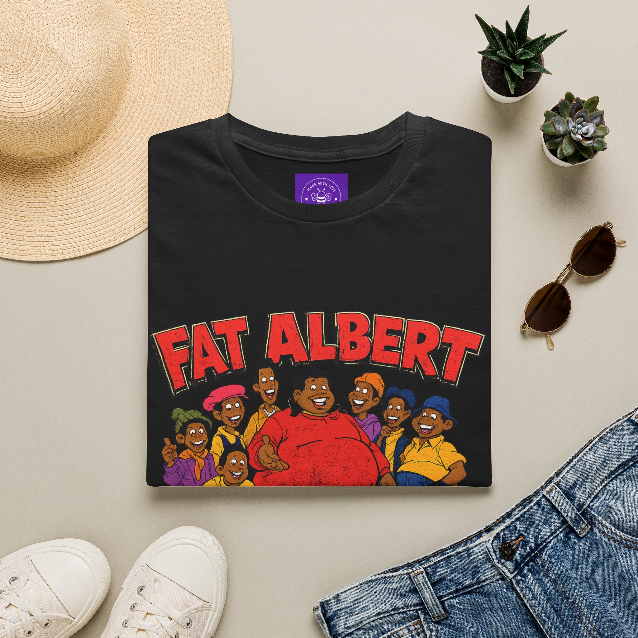 Best Fat Albert Vintage Cartoon T-Shirt | Retro Gen X Graphic Tee 70s/80s - Image 5