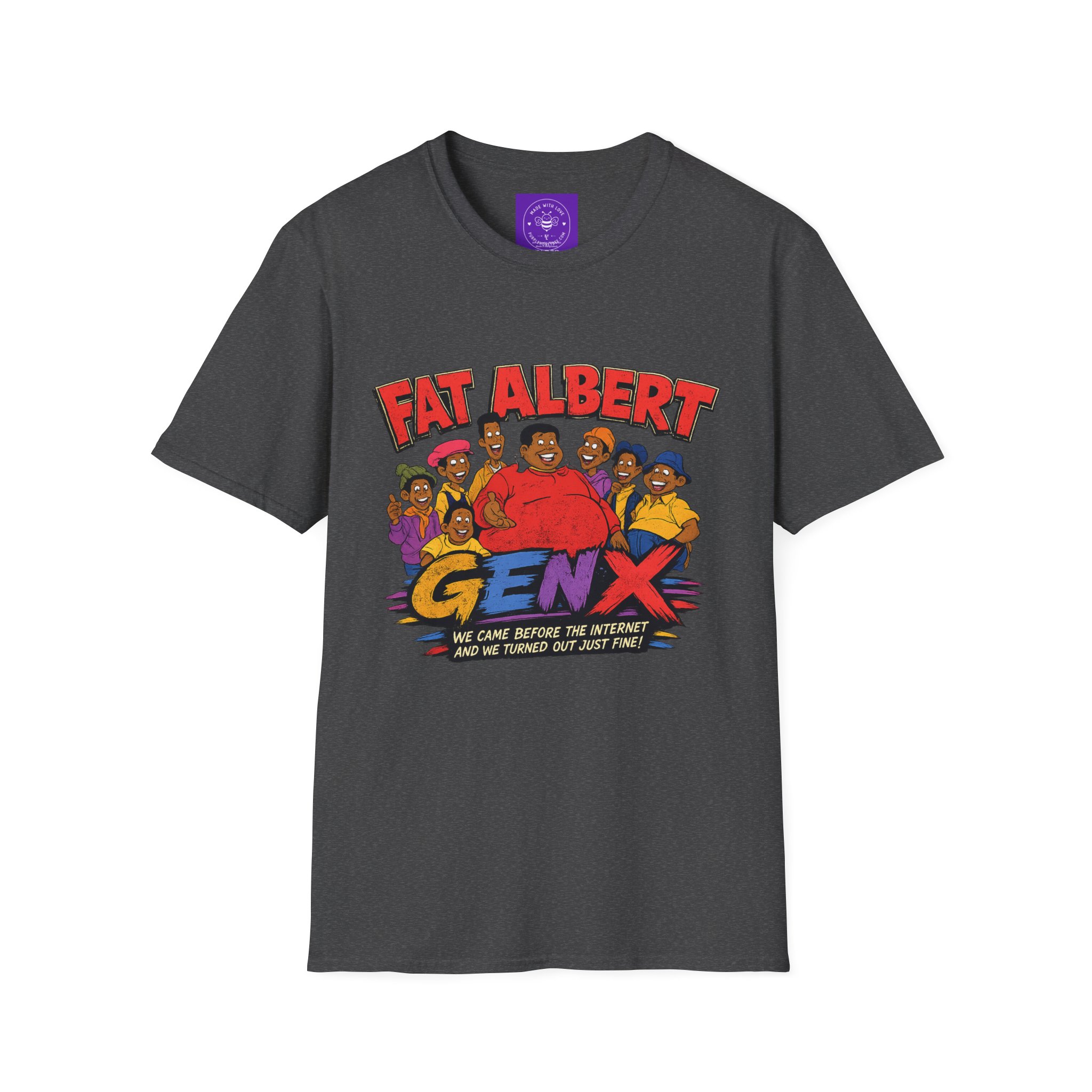 Best Fat Albert Vintage Cartoon T-Shirt | Retro Gen X Graphic Tee 70s/80s - Image 19