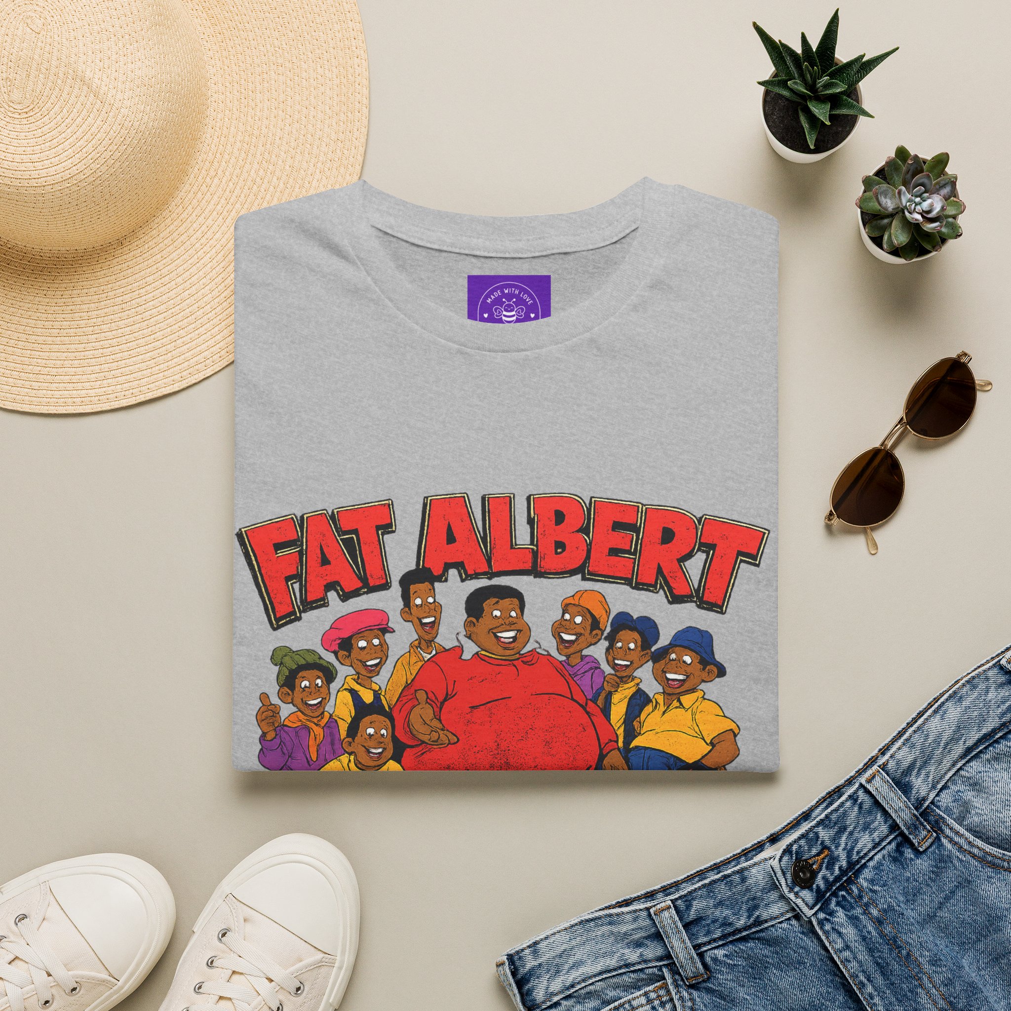 Best Fat Albert Vintage Cartoon T-Shirt | Retro Gen X Graphic Tee 70s/80s - Image 9