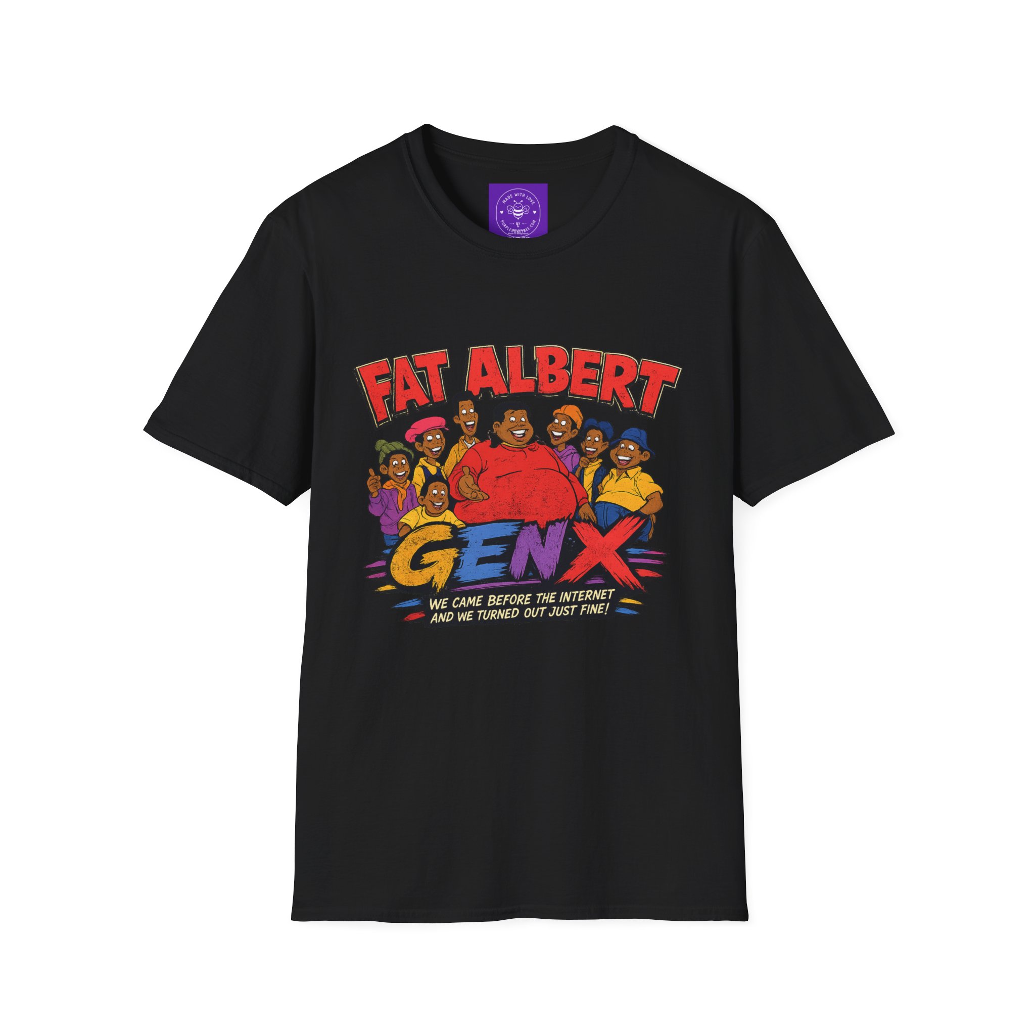 Best Fat Albert Vintage Cartoon T-Shirt | Retro Gen X Graphic Tee 70s/80s - Image 7