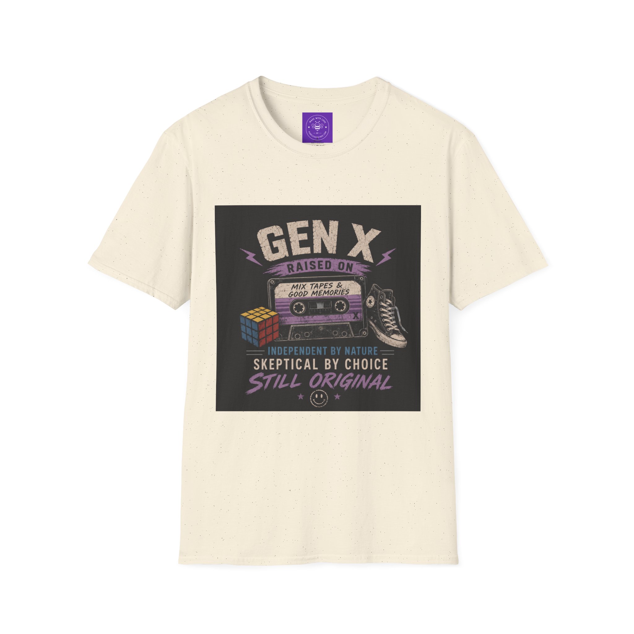 Classic Gen X Raised on Mix Tapes T-Shirt | 80s & 90s Nostalgia 80s - Image 15
