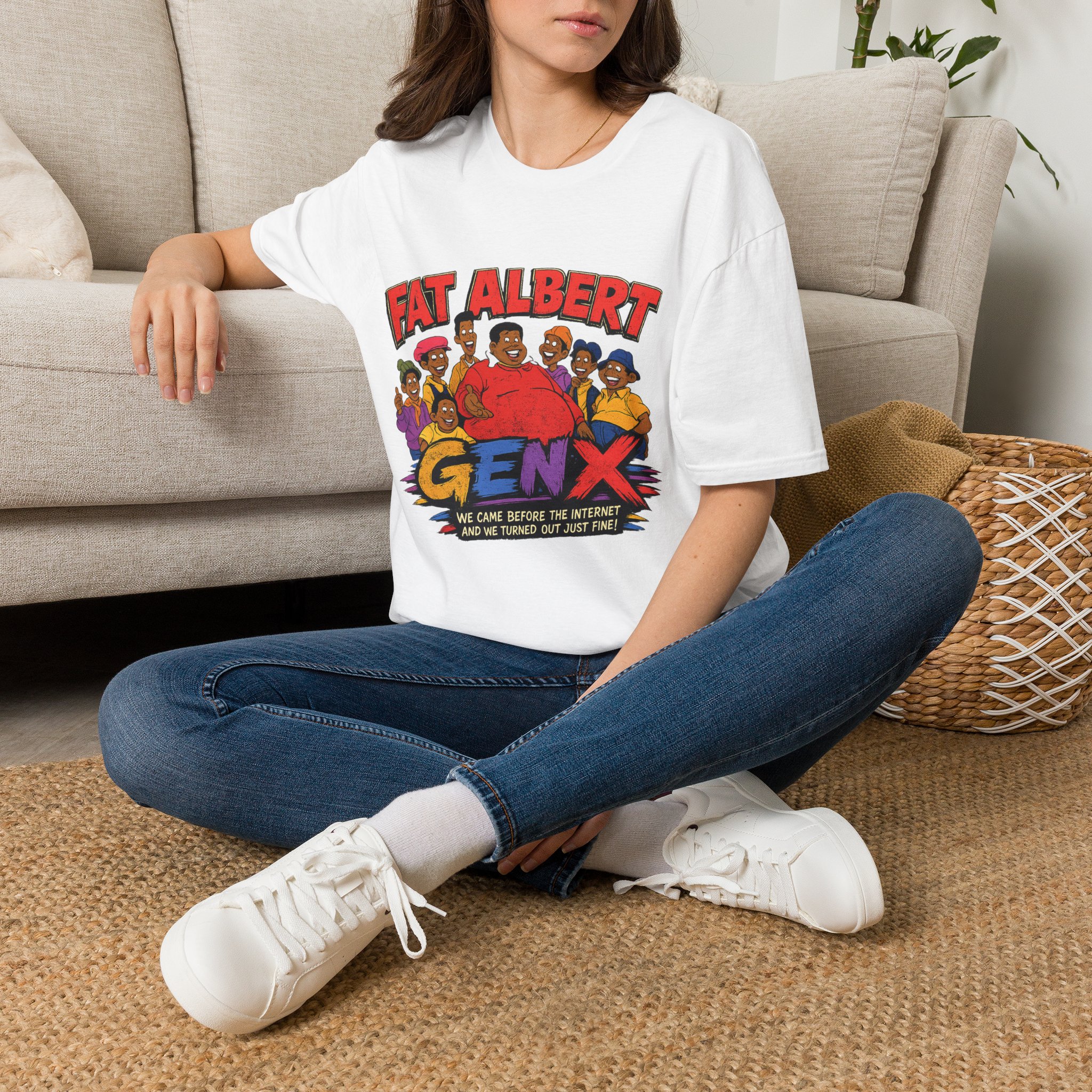 Best Fat Albert Vintage Cartoon T-Shirt | Retro Gen X Graphic Tee 70s/80s - Image 2