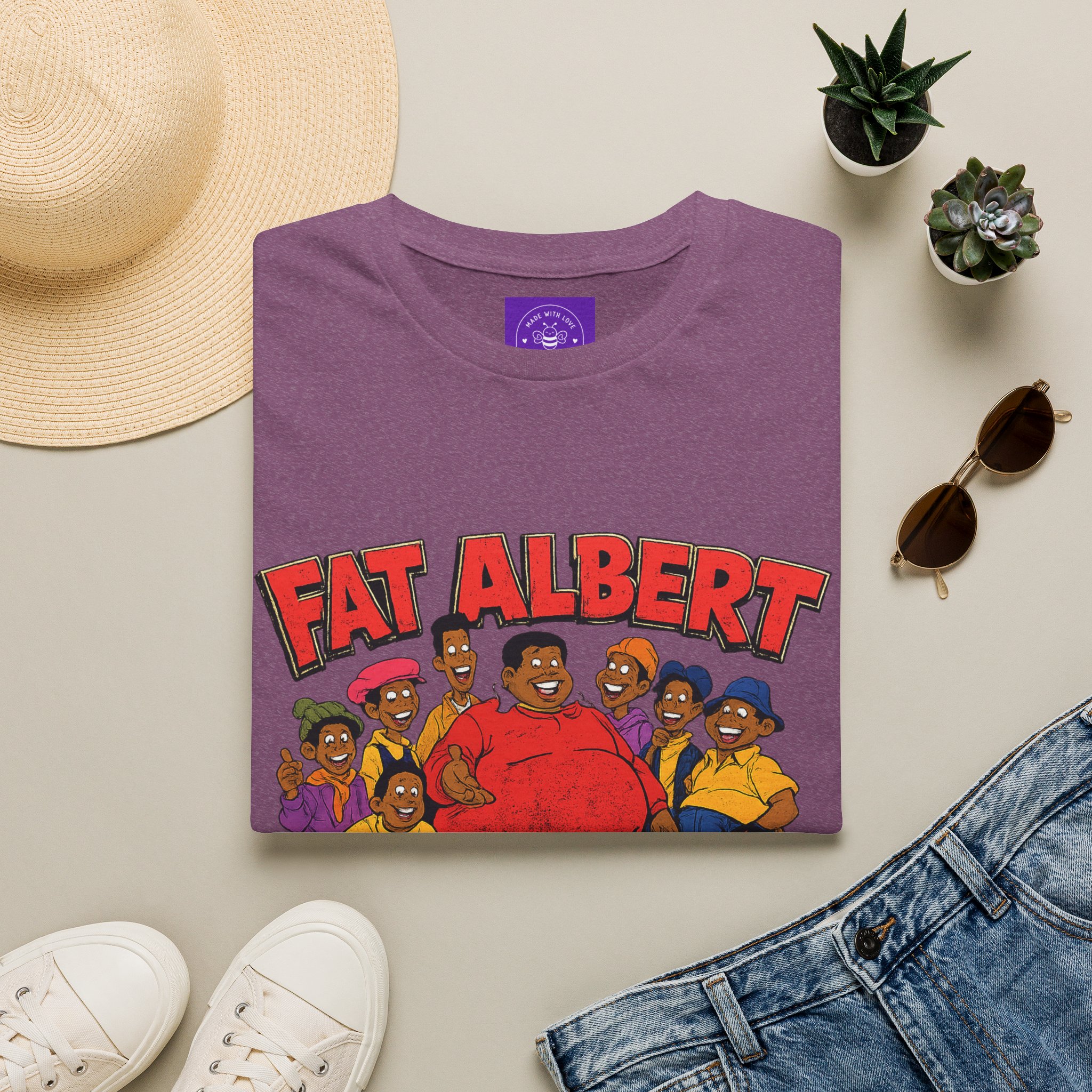 Best Fat Albert Vintage Cartoon T-Shirt | Retro Gen X Graphic Tee 70s/80s - Image 25
