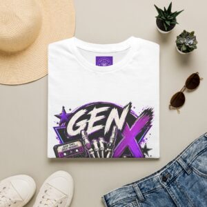 Gen X cassette rock hand t-shirt