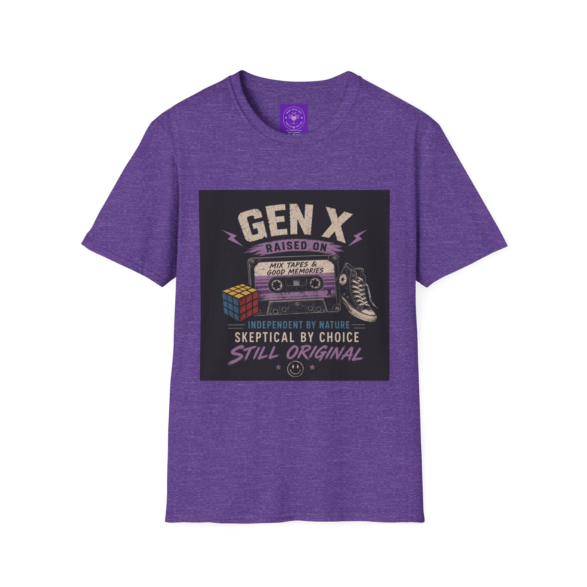 Classic Gen X Raised on Mix Tapes T-Shirt | 80s & 90s Nostalgia 80s - Image 35
