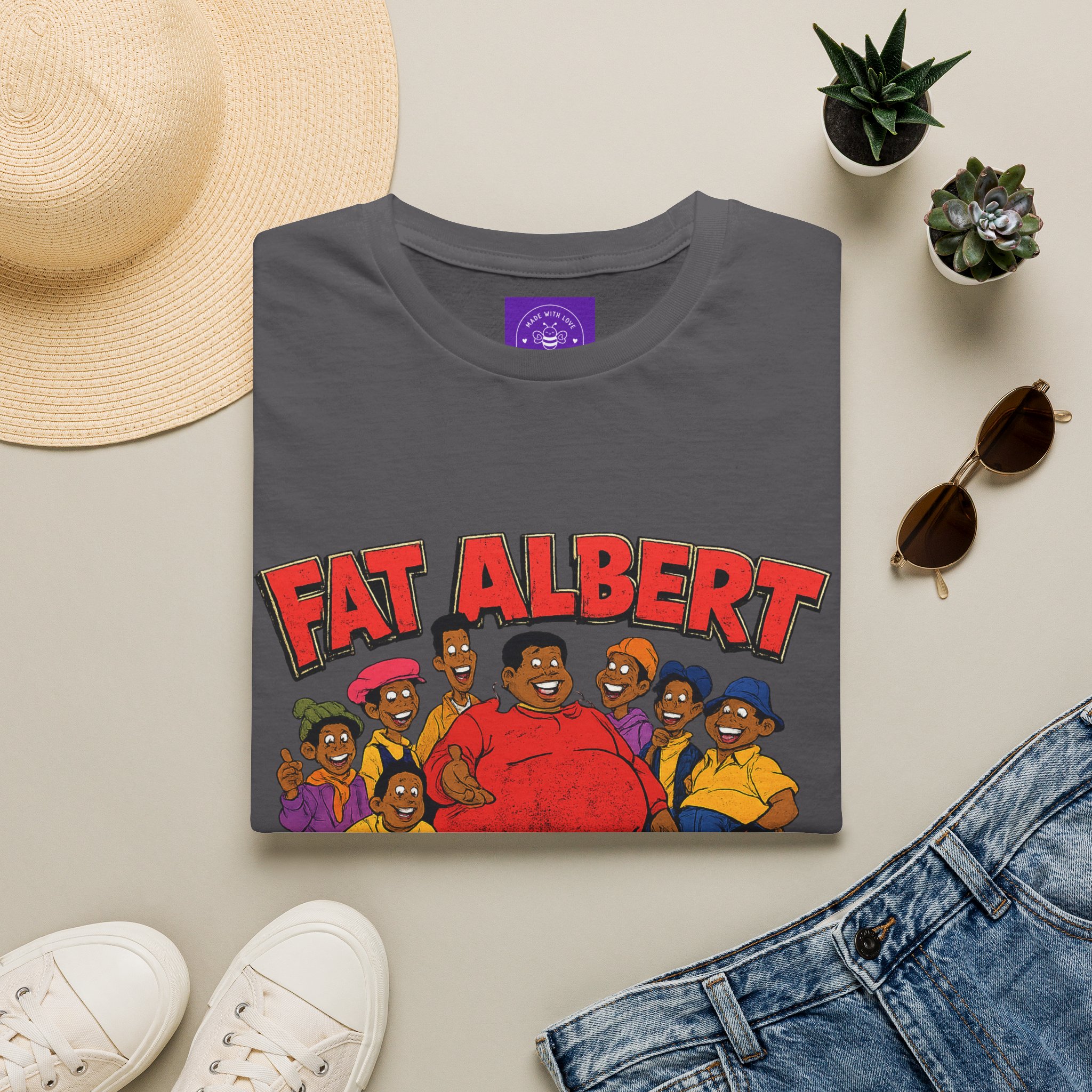 Best Fat Albert Vintage Cartoon T-Shirt | Retro Gen X Graphic Tee 70s/80s - Image 21