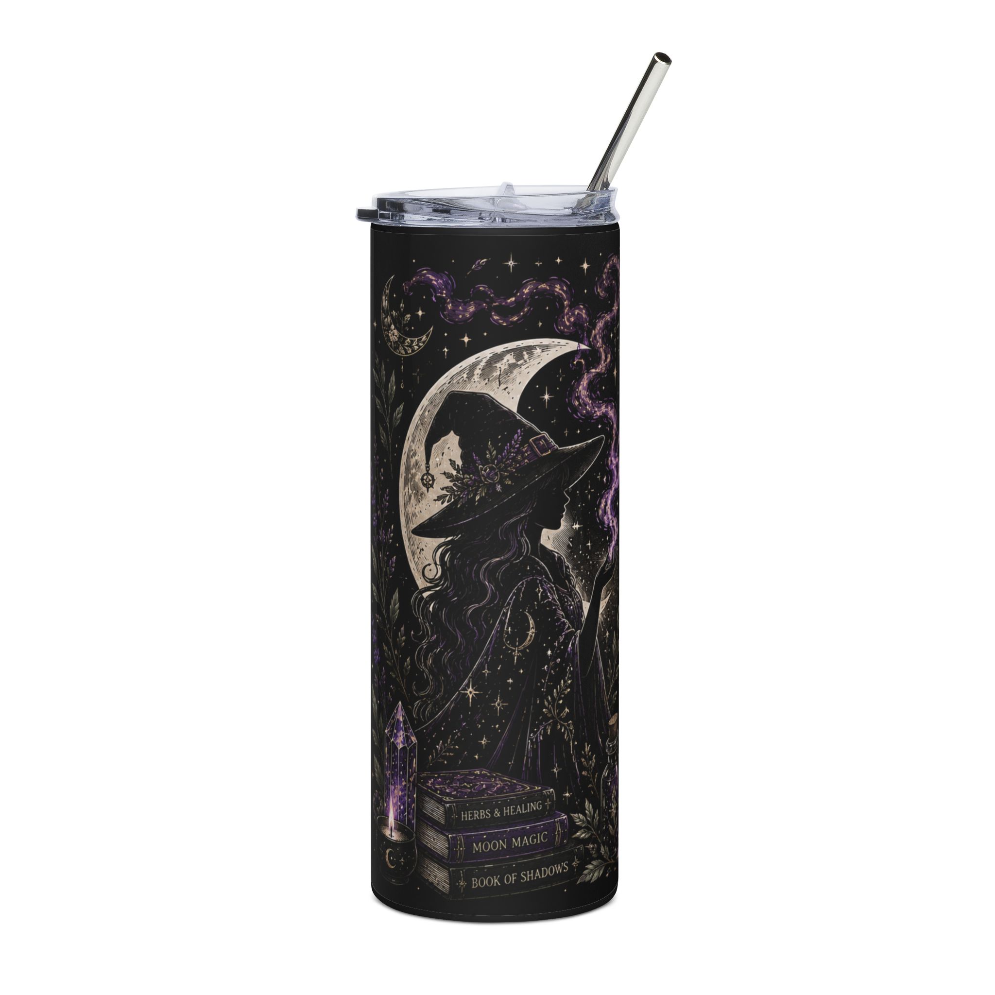 Witch Magic Tumbler – Witch by Nature Magic by Choice Travel Cup 20oz - Image 2