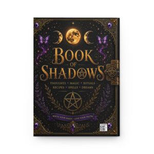 Book of Shadows Hardcover Journal magical witchcraft grimoire notebook