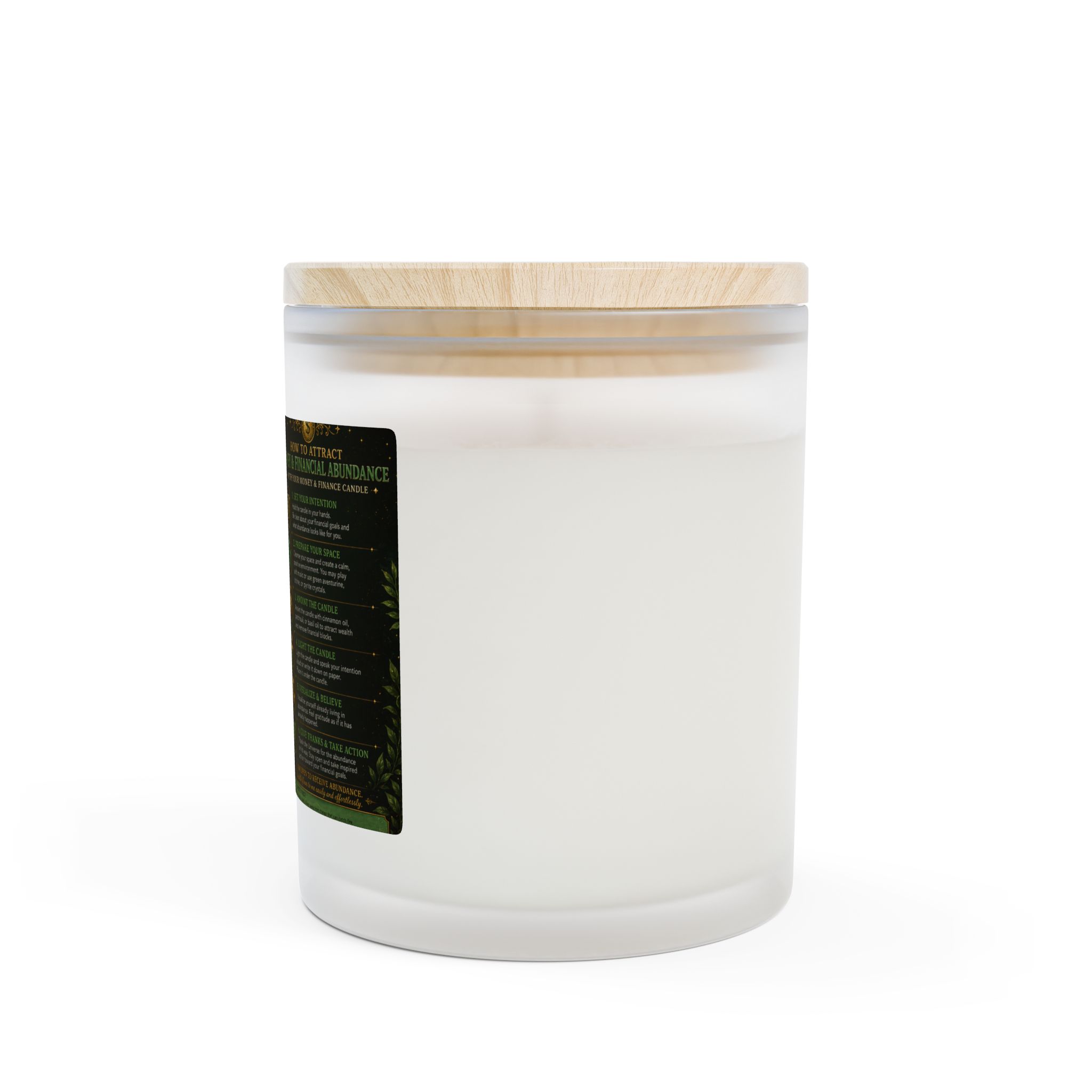 Money & Finance Candle – Powerful Wealth and Prosperity Aromatherapy Candle - Image 3