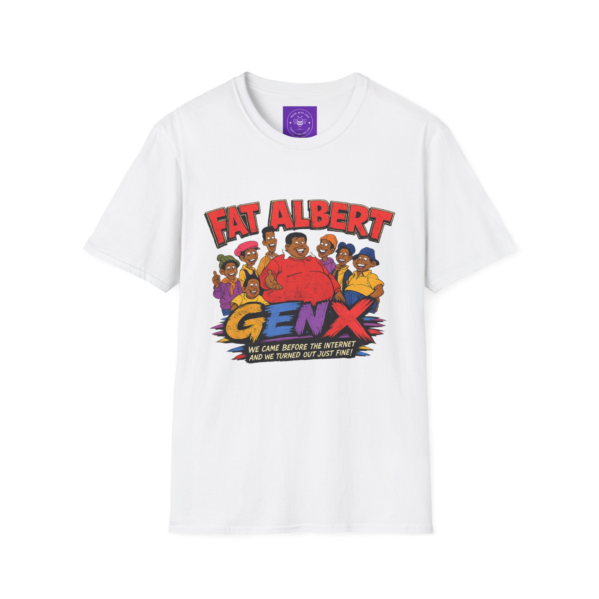 Best Fat Albert Vintage Cartoon T-Shirt | Retro Gen X Graphic Tee 70s/80s - Image 3
